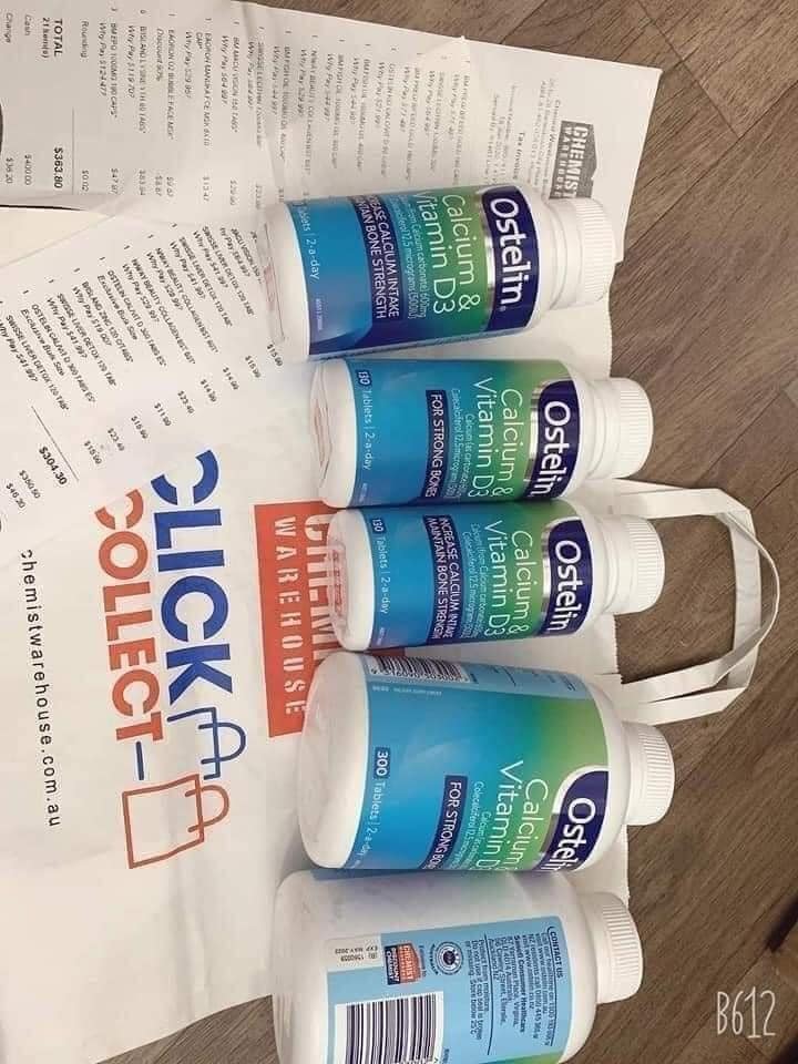 Canxi Ostelin Vitamin D & Calcium của Úc