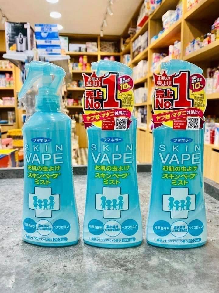 Xịt Muỗi Và Côn Trùng Nhật Bản Skin Vape Hello Kitty