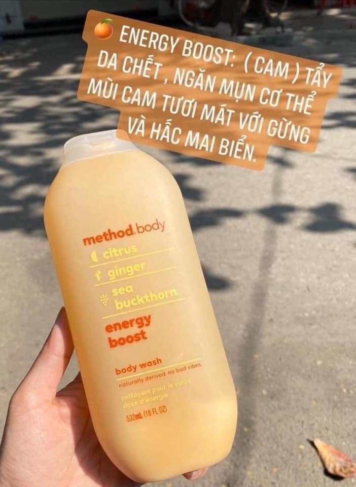 Sữa tắm hữu cơ Method Body cho nữ giới 532ml của Úc