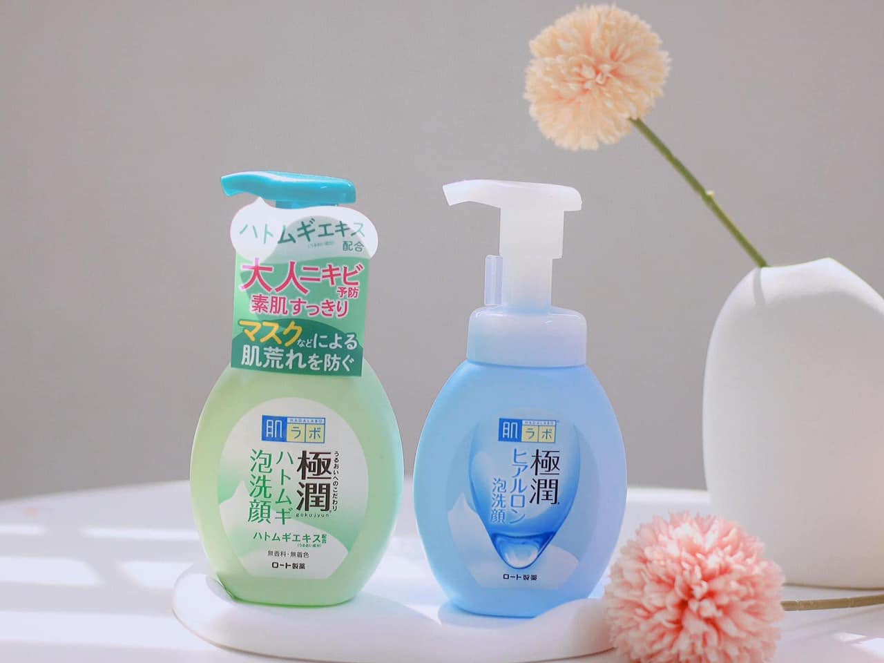 Sữa rửa mặt tạo bọt Hada Labo Nhật Bản Gokujyun Foaming Cleanser chai 160ml