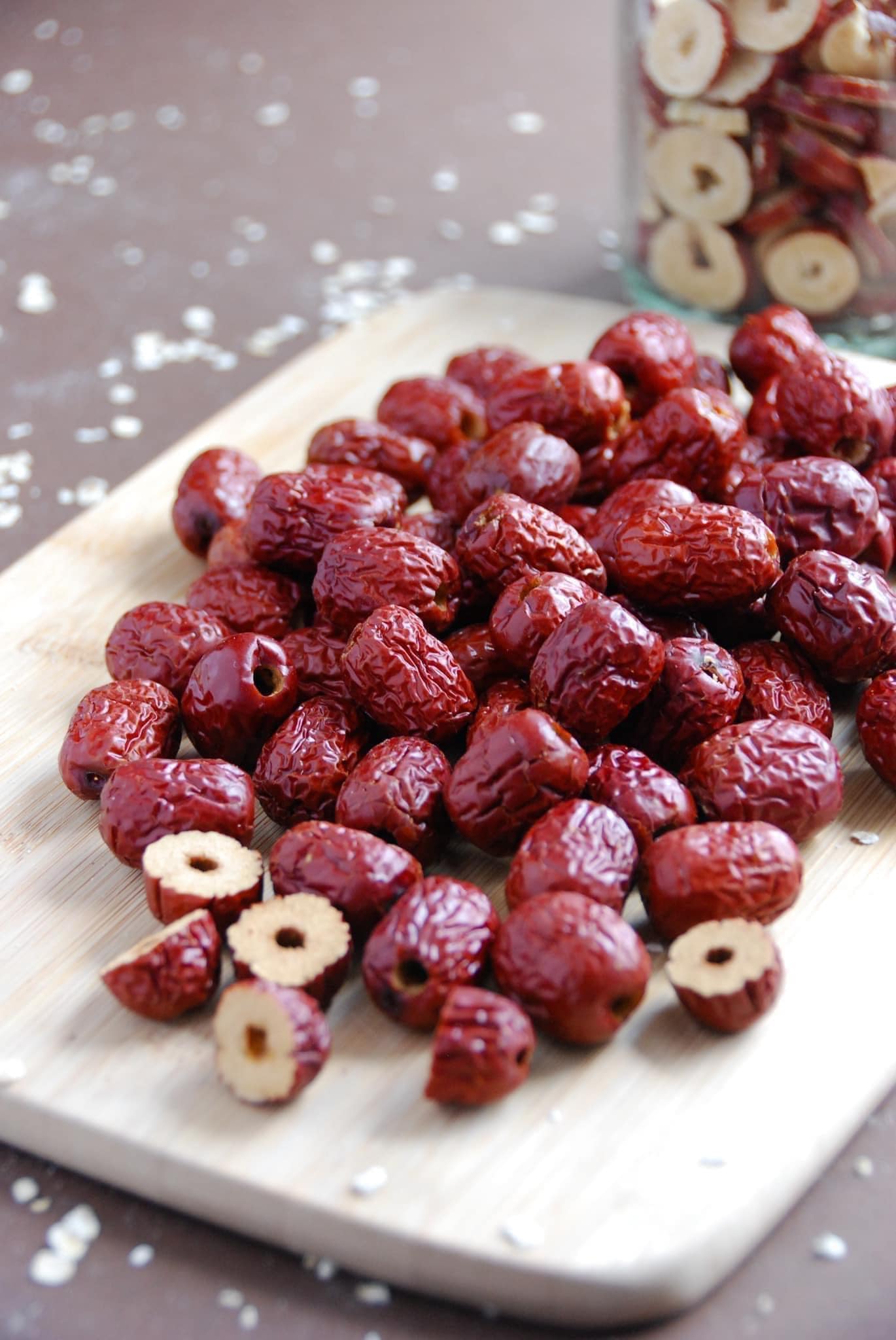 Táo Đỏ Hàn Quốc Sấy Khô Nguyên Quả hộp 1kg