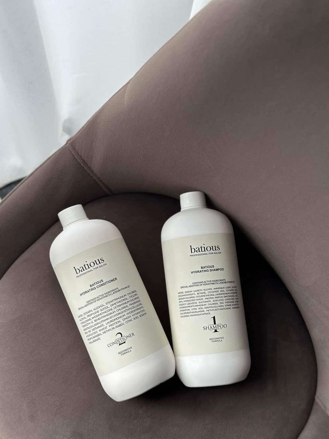 Cặp dầu gội xả BATIOUS 960ml x 2