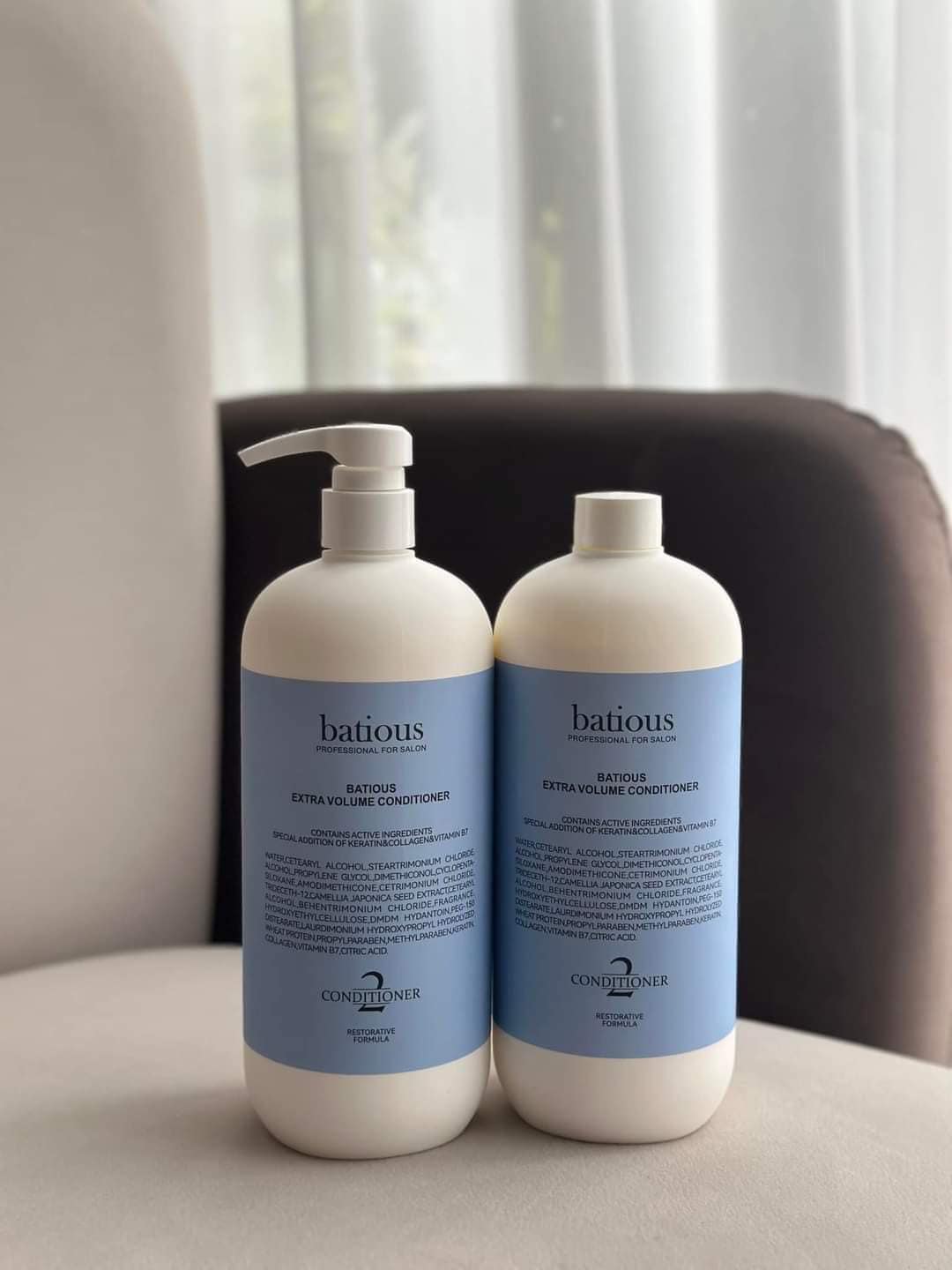 Cặp dầu gội xả BATIOUS 960ml x 2