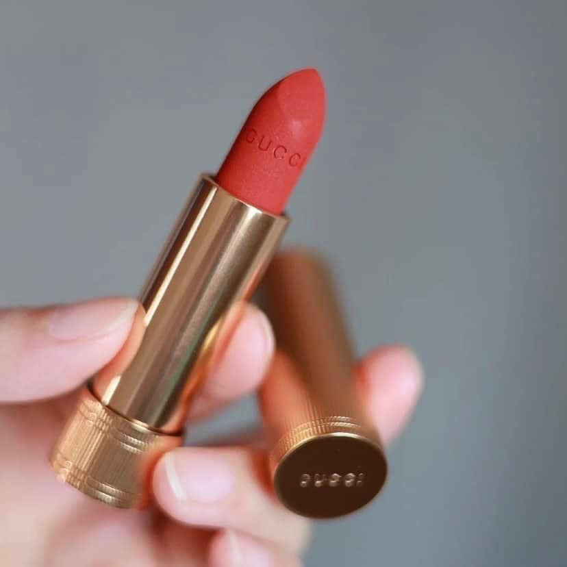 Son Gucci 505 Janet Rust Matte đỏ gạch cháy