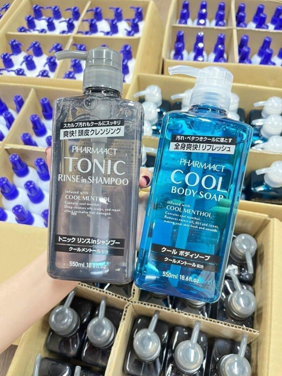 Dầu gội nam Tonic Pharmaact Nhật Bản 600ml