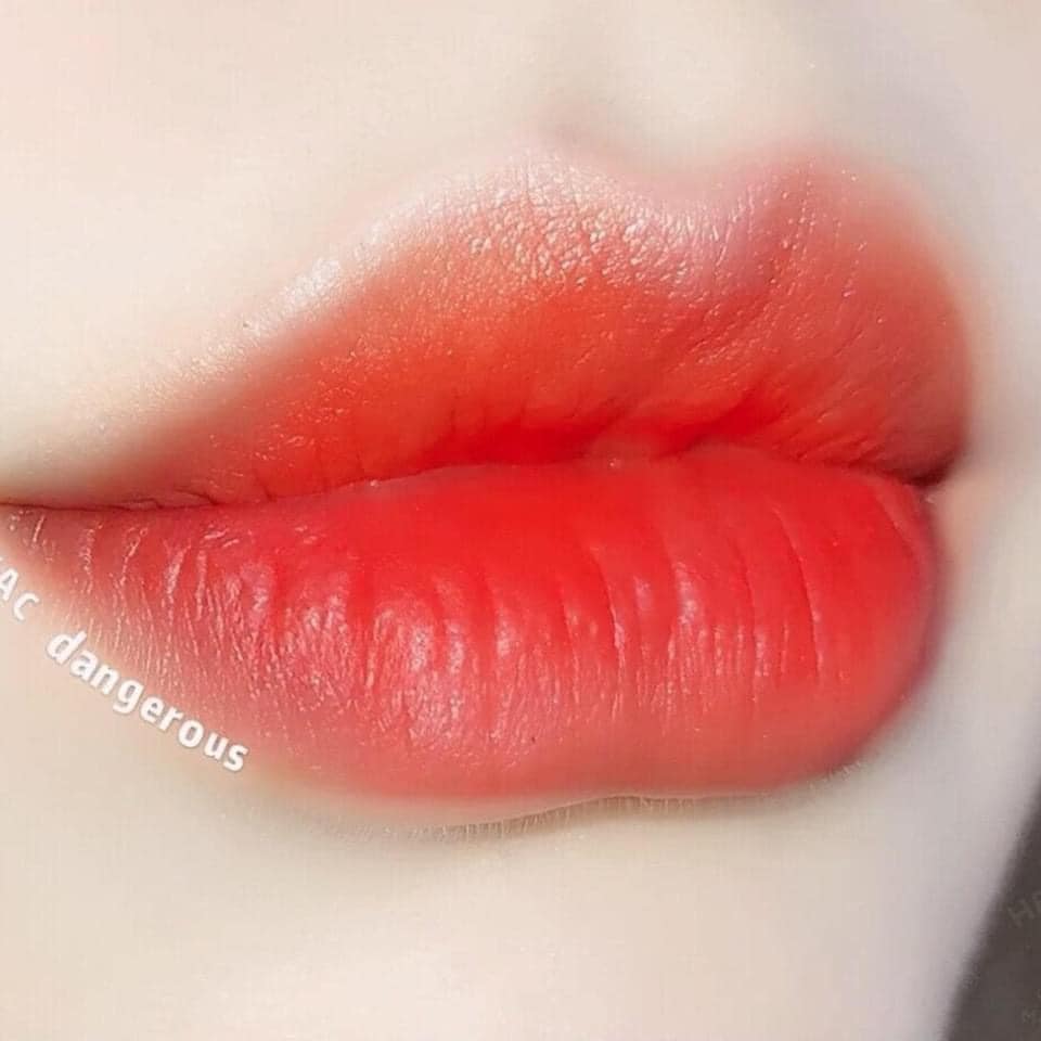 Son Mac 702 Dangerous - sắc đỏ cam