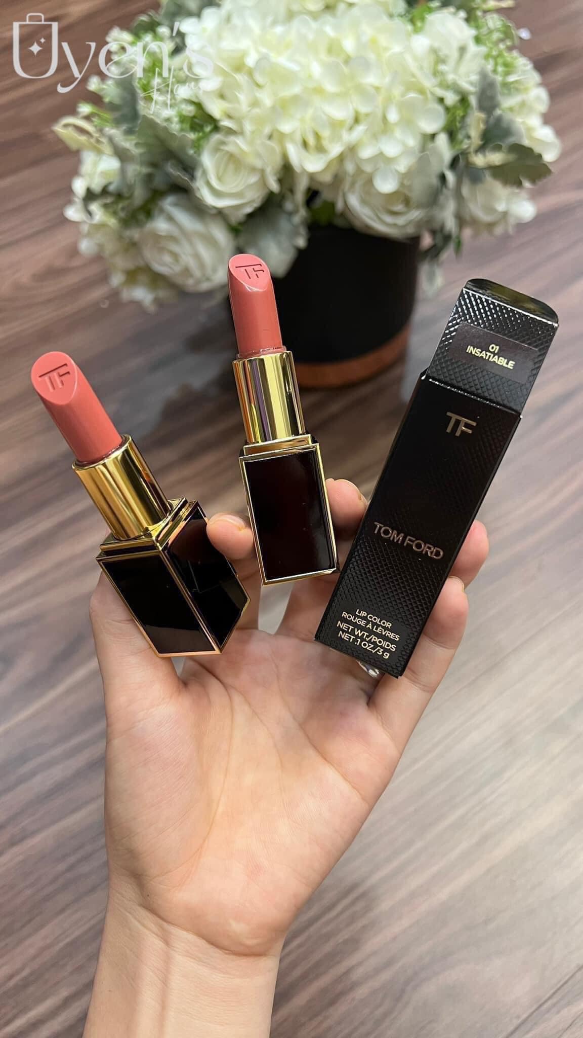 Son TF Tomford 01 hồng pha đất full size full box