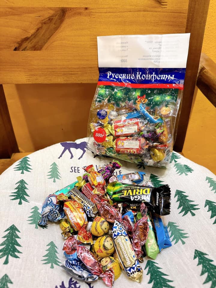 Kẹo mix Nga 8 vị túi 500gr