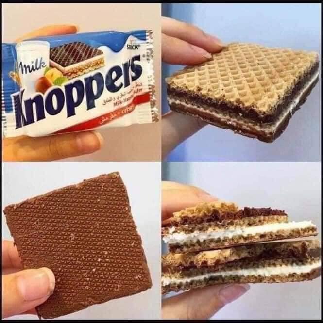 Bánh xốp Knoper Đức pack 8 cái