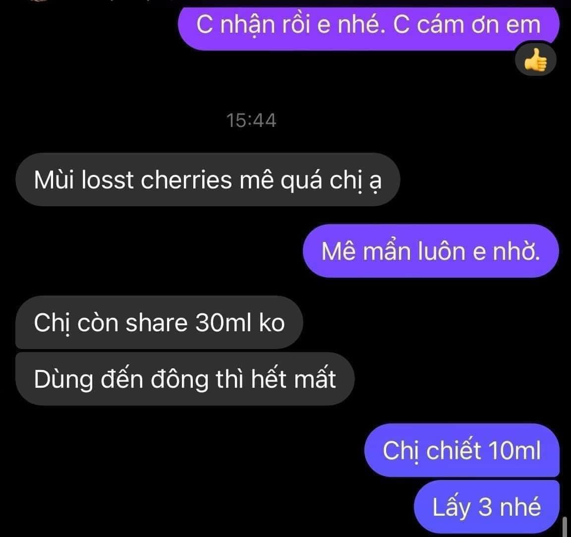 Nước hoa chiết 10ml TF lost cherry