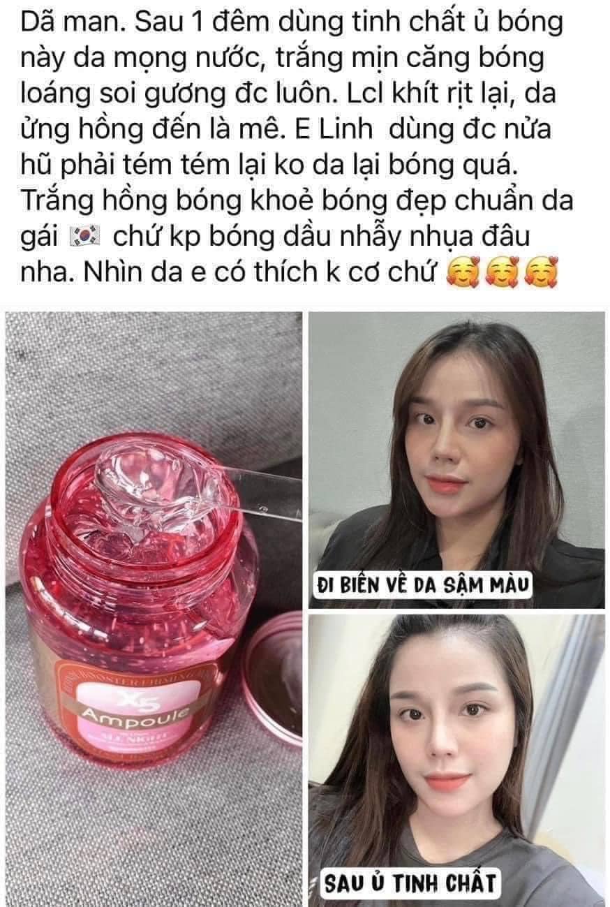 Tinh chất ủ bóng da Ampoule retinol X5 Hàn Quốc