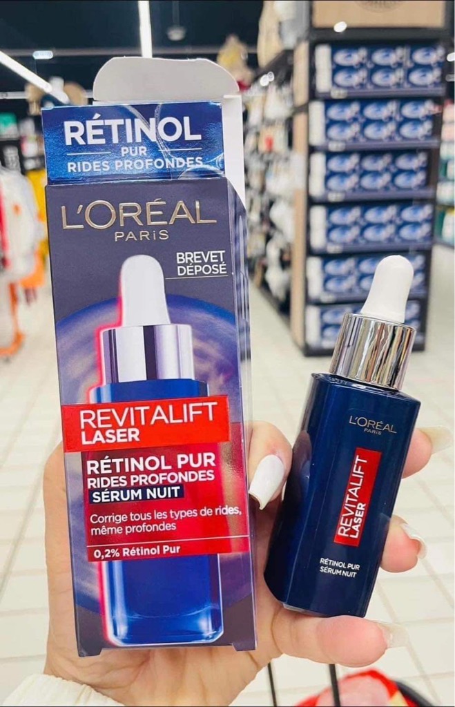 Serum dưỡng da chống lão hóa của Loreal Revitalift Laser Retinol Pháp