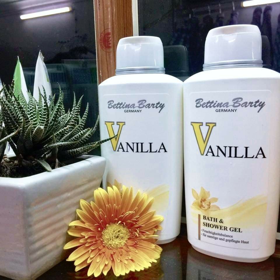 Sữa tắm vanilla hương hoa vani kết hợp nước hoa pháp hàng chính hãng