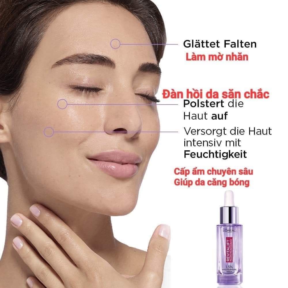 Serum L'oreal Paris Revitalift HA 30ml màu tím của Pháp