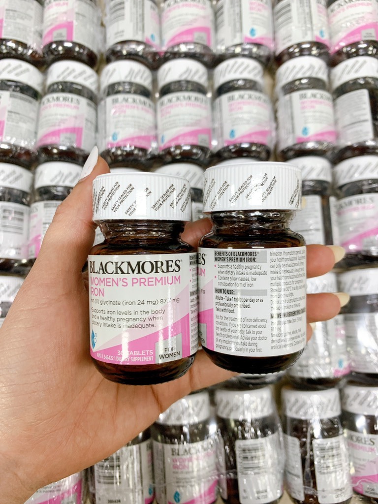 Viên sắt Blackmores Pregnancy Iron của Úc lọ 30 viên
