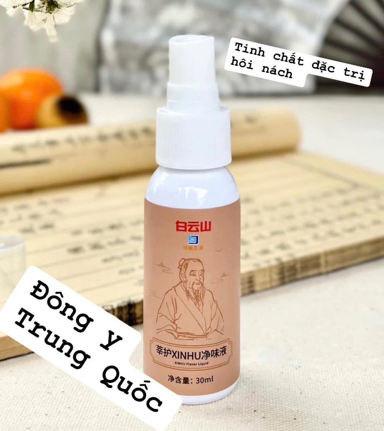 Xịt khử mùi nách Đông Y Nội Địa Trung