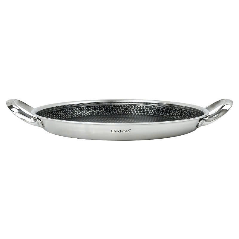 Chảo chống dính tổ ong hai quai Chockmen 32cm CKM232 xịn đẹp