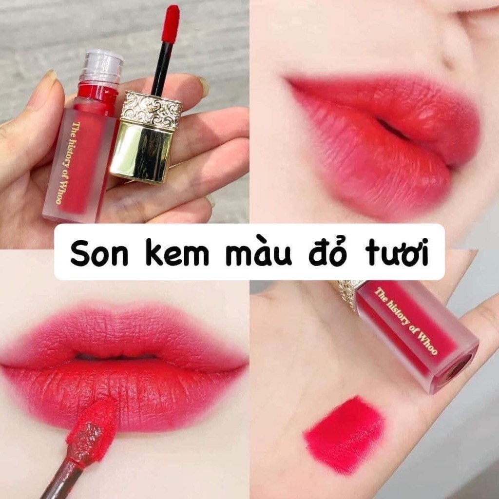 Sét 2 son dưỡng Whoo hoàng cung kèm box trái tim
