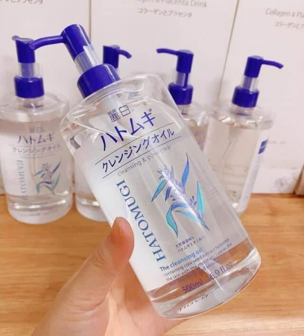 Dầu tẩy trang Hatomugi The Cleansing Oil 500ml