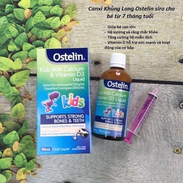 Canxi khủng long Ostelin dạng nước cho bé