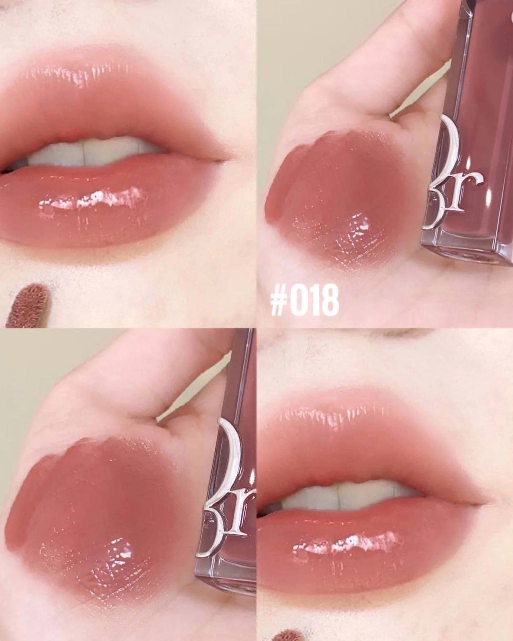 Son dưỡng Dior màu 018 mini - cam sữa nude
