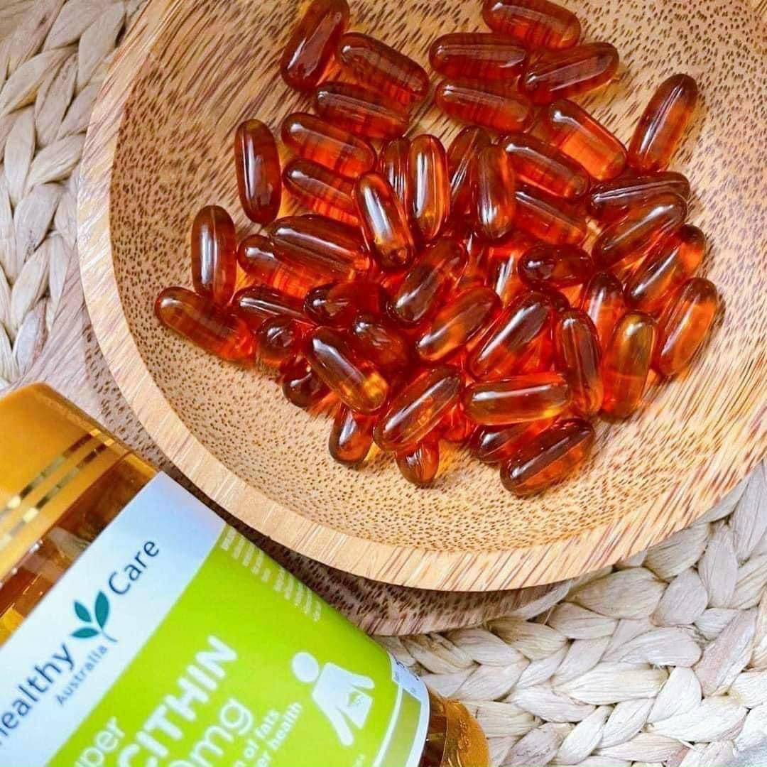 Mầm Đậu Nành Healthy Care Super Lecithin 1200mg Của Úc 100 Viên