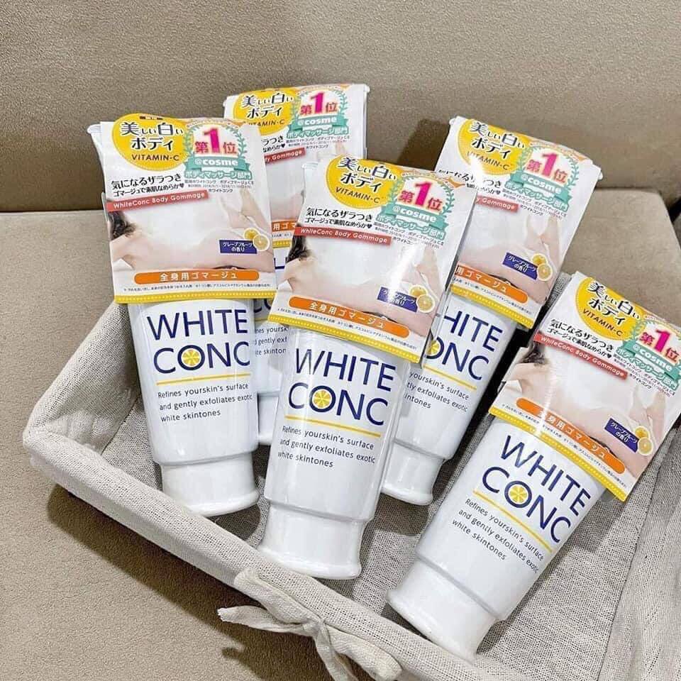 Tẩy da chết White Conc Nhật Bản 180gr