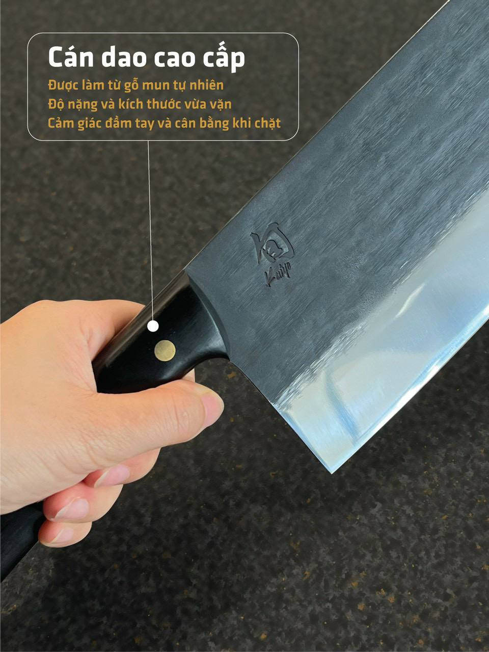 Dao chặt rèn cao cấp Kaiyo KCO02 CZ-1E