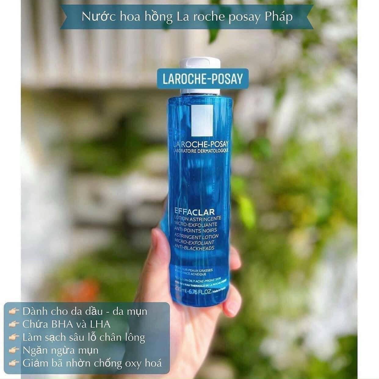 Nước hoa hồng Laroche Posay Effaclar Toner 200mL Dành Cho Da Dầu Mụn