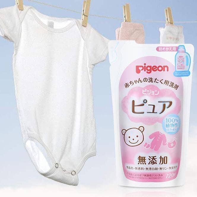 Túi nước giặt Pigeon 720ml chính hãng Nhật Bản