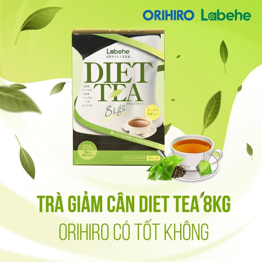 Trà giảm cân Diet tea 8kg Orihiro 36 gói