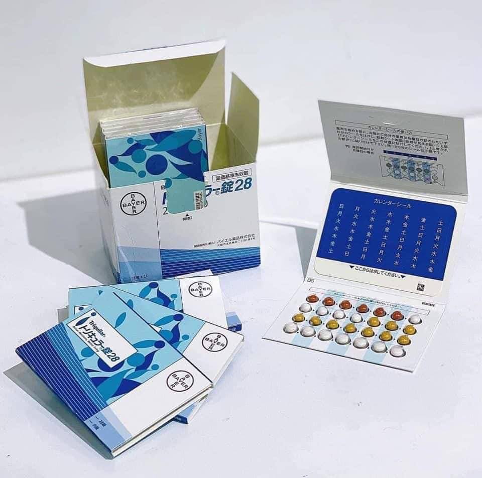Thuốc tránh thai Nhật Bản Triquilar Bayer hàng ngày 28 viên