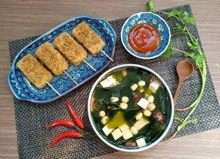 Rong biển đậu hũ khô Nagaya 100gr Nhật Bản