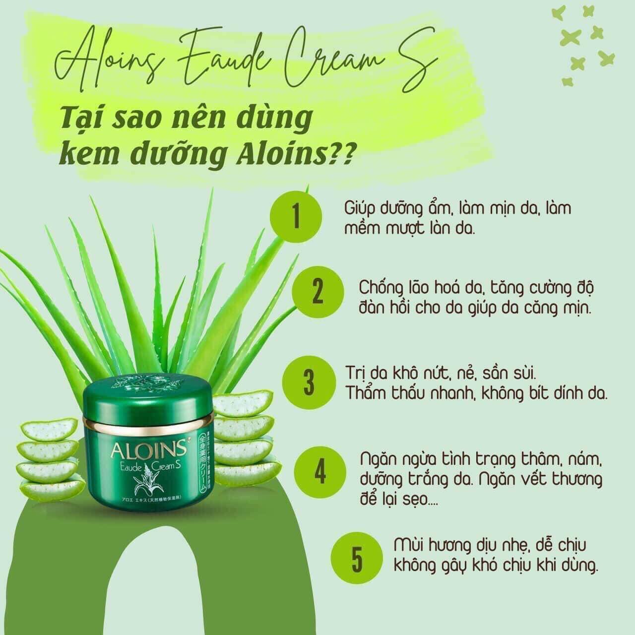 Kem dưỡng lô hội Aloins