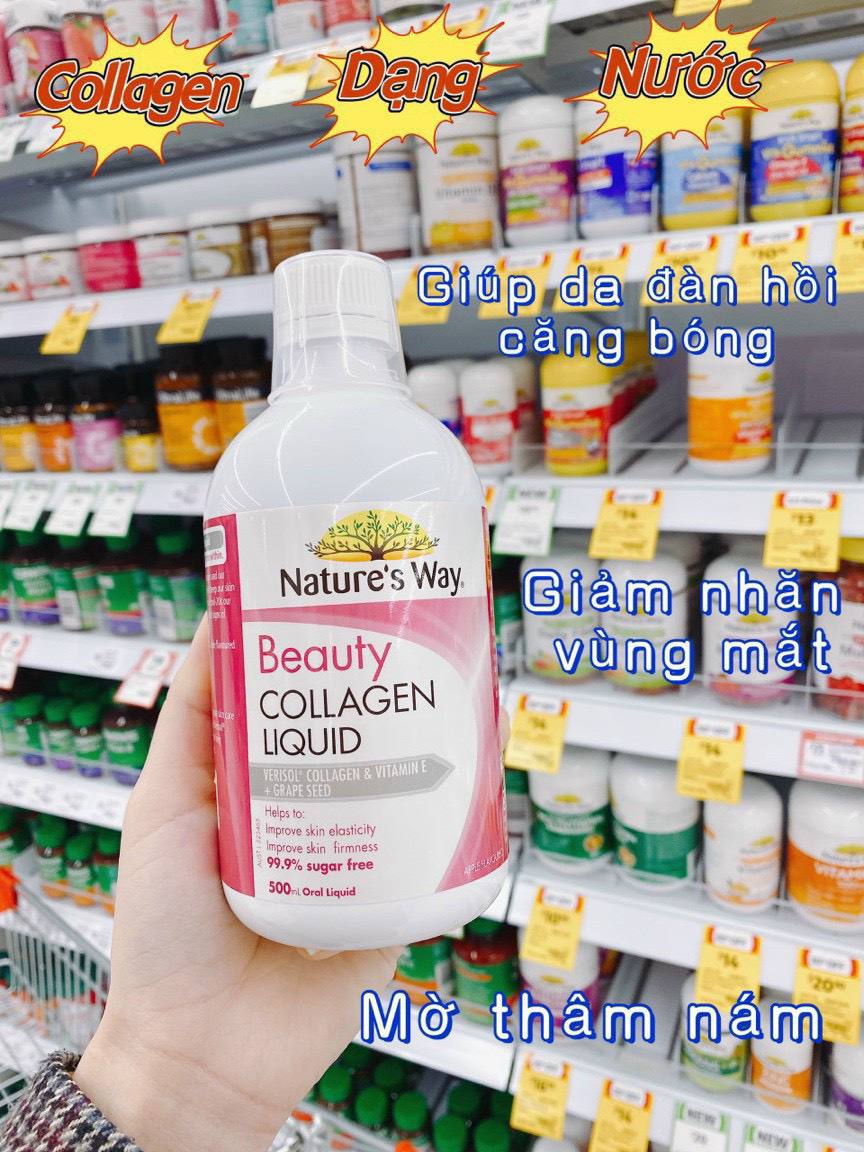 Collagen dạng nước Nature's Way Beauty Collagen Liquid 500ml của Úc