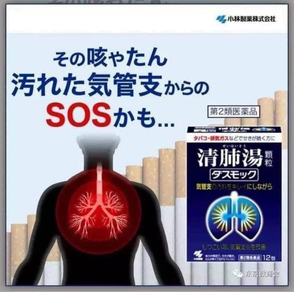 Viên uống bổ phổi Kobayashi 80v Nhật Bản