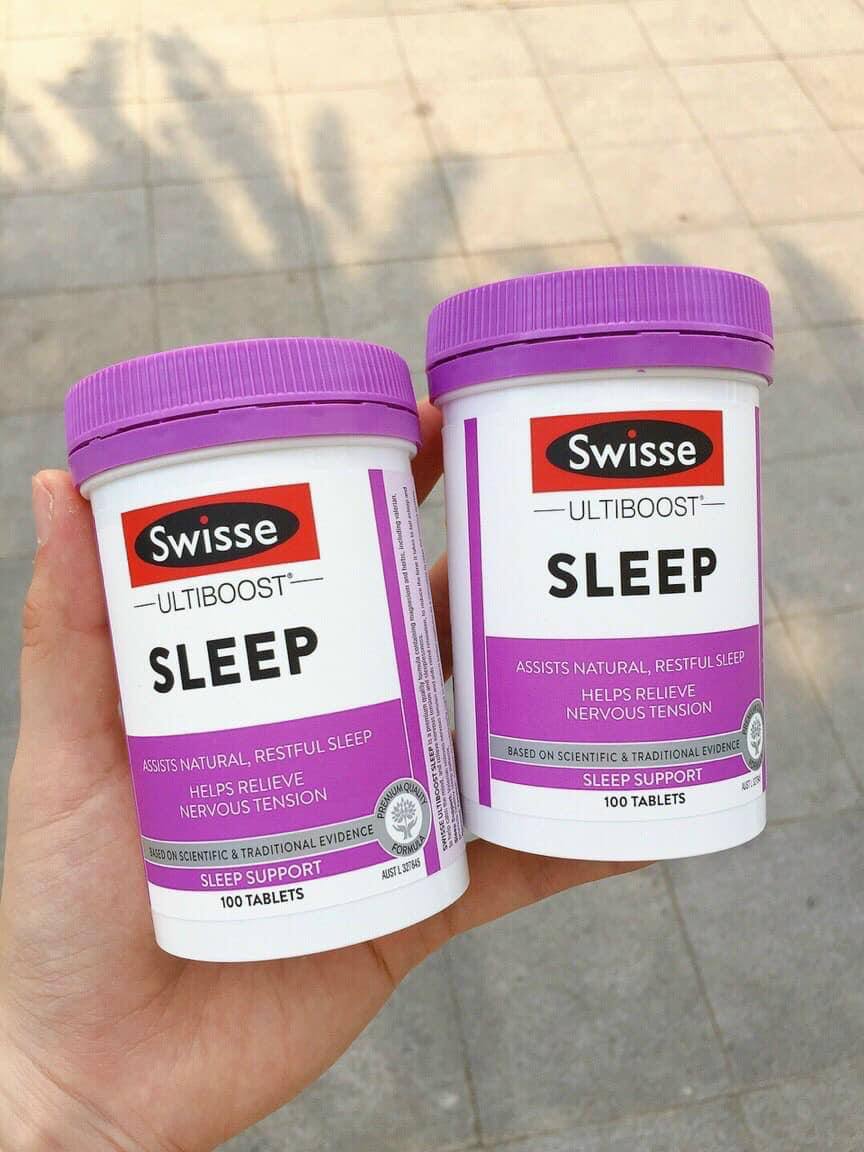 Viên Uống Hỗ Trợ Giấc Ngủ Swisse Sleep Của Úc, 100 viên