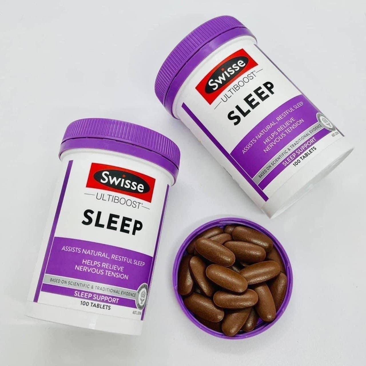 Viên Uống Hỗ Trợ Giấc Ngủ Swisse Sleep Của Úc, 100 viên