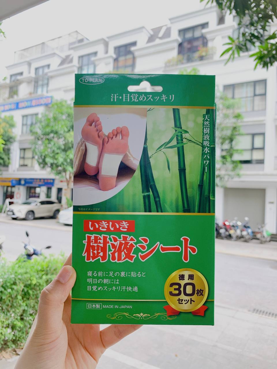 Miếng Dán Thải độc gan bàn chân To plan