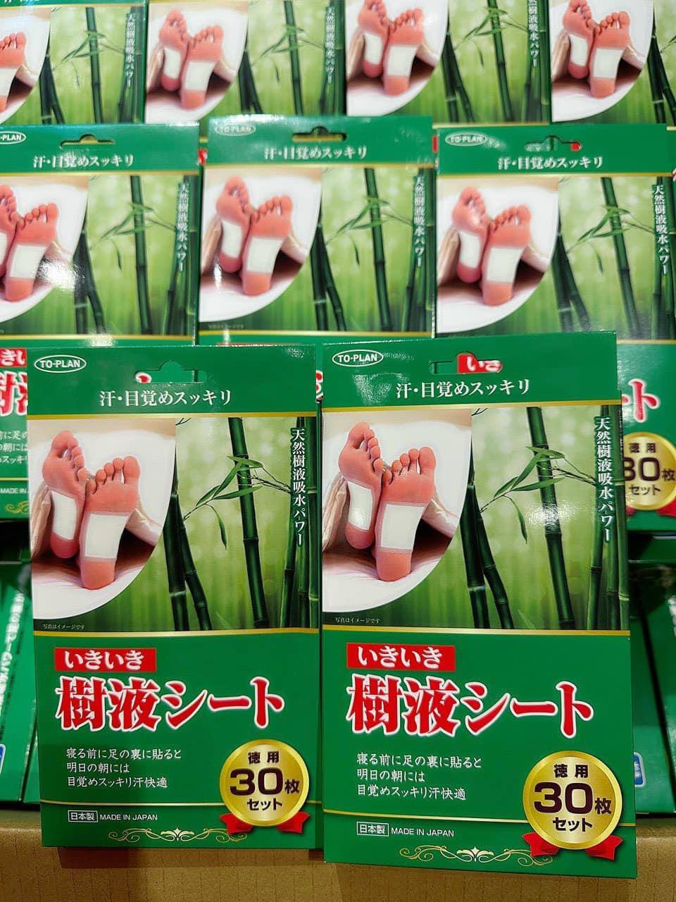 Miếng Dán Thải độc gan bàn chân To plan