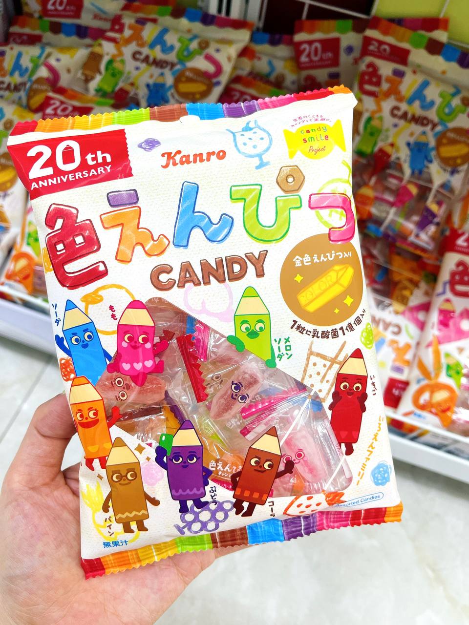 Kẹo bút chì Kanro Nhật Bản 80gr