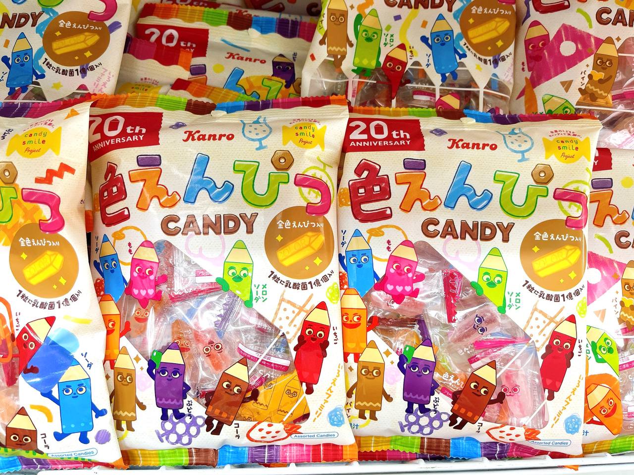 Kẹo bút chì Kanro Nhật Bản 80gr