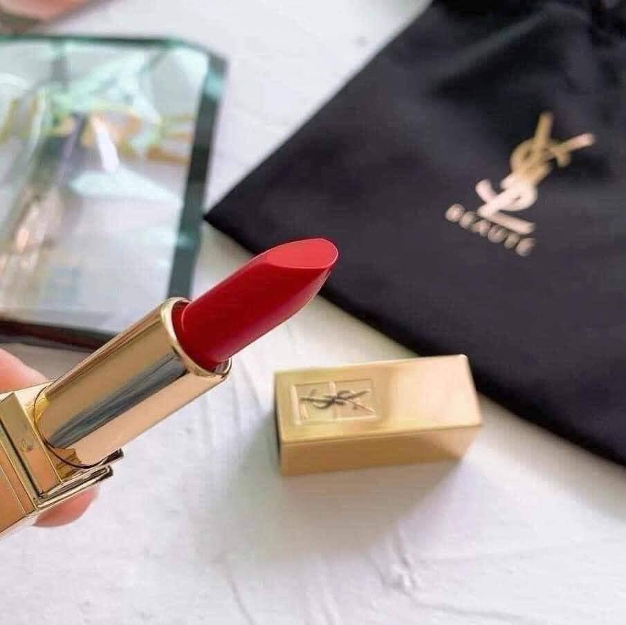 Son YSL 01 mini - đỏ tươi pha ánh cam