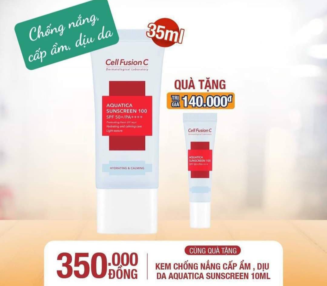 Kem chống nắng Cell Fusion C mẫu mới 2023