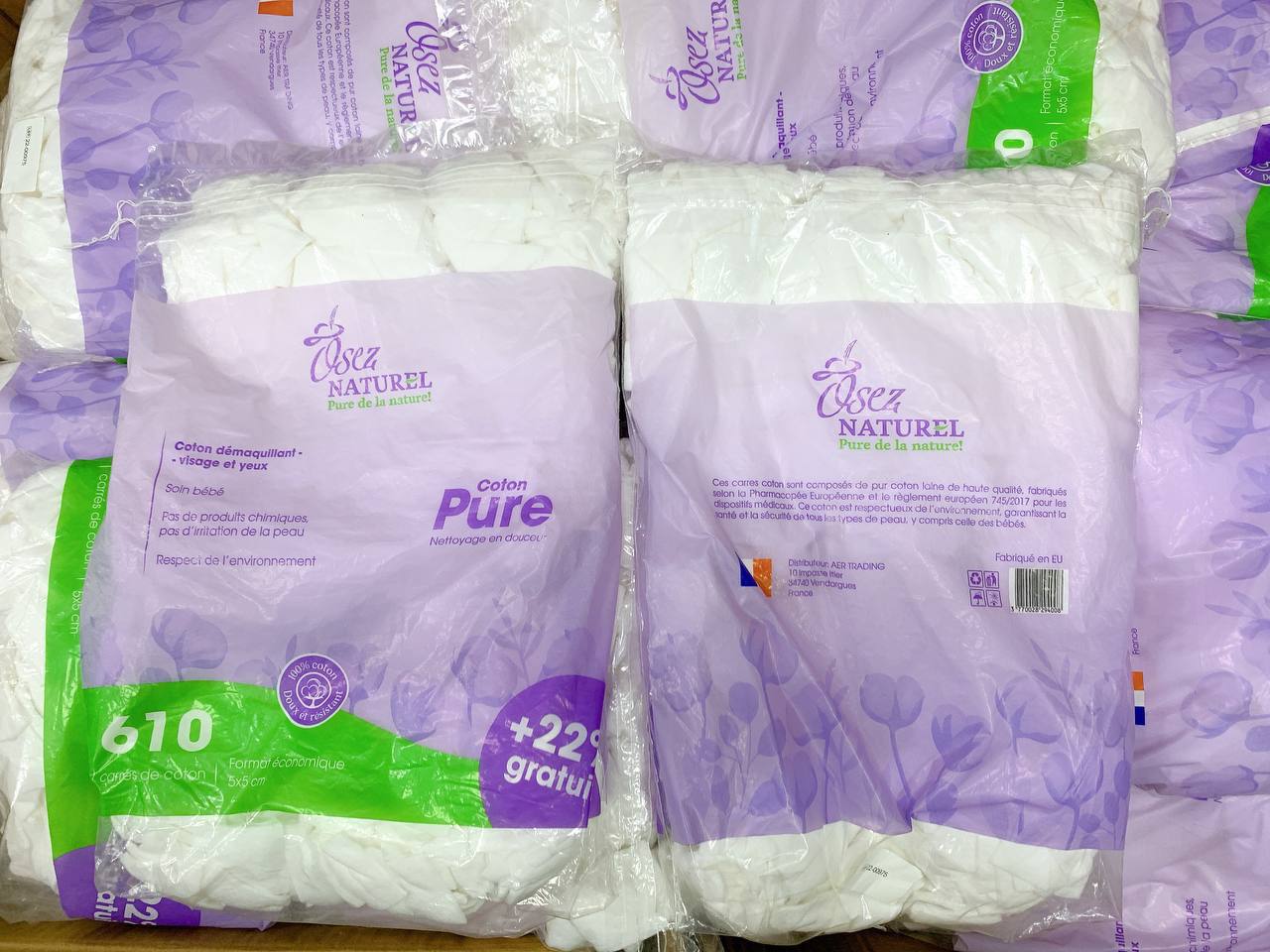 Bông tẩy trang Osez Pháp 610 miếng