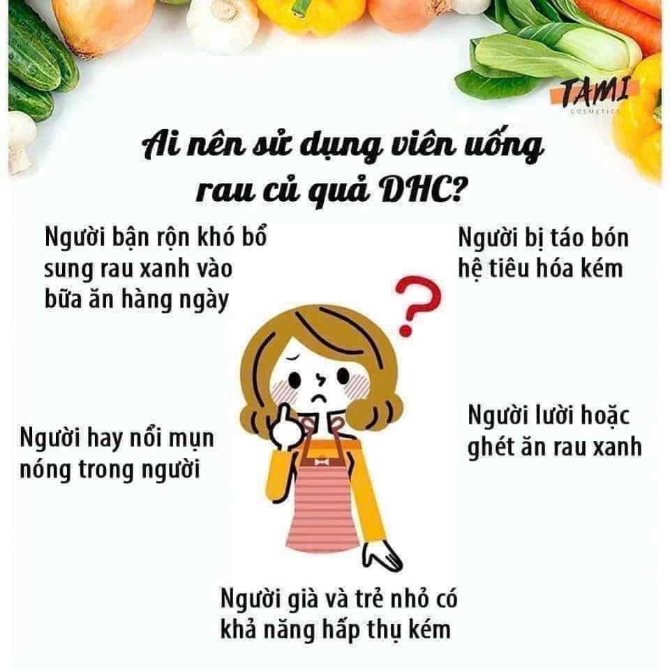 Viên Uống DHC Bổ Sung Rau Củ Qủa DHC 60 ngày Nhật Bản