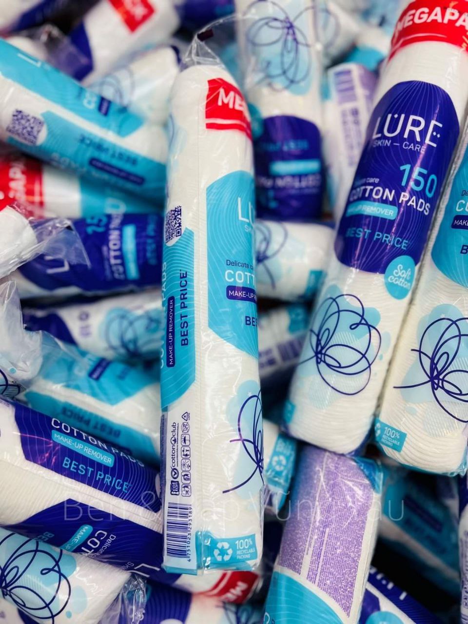 Bông tẩy trang Lure 120m