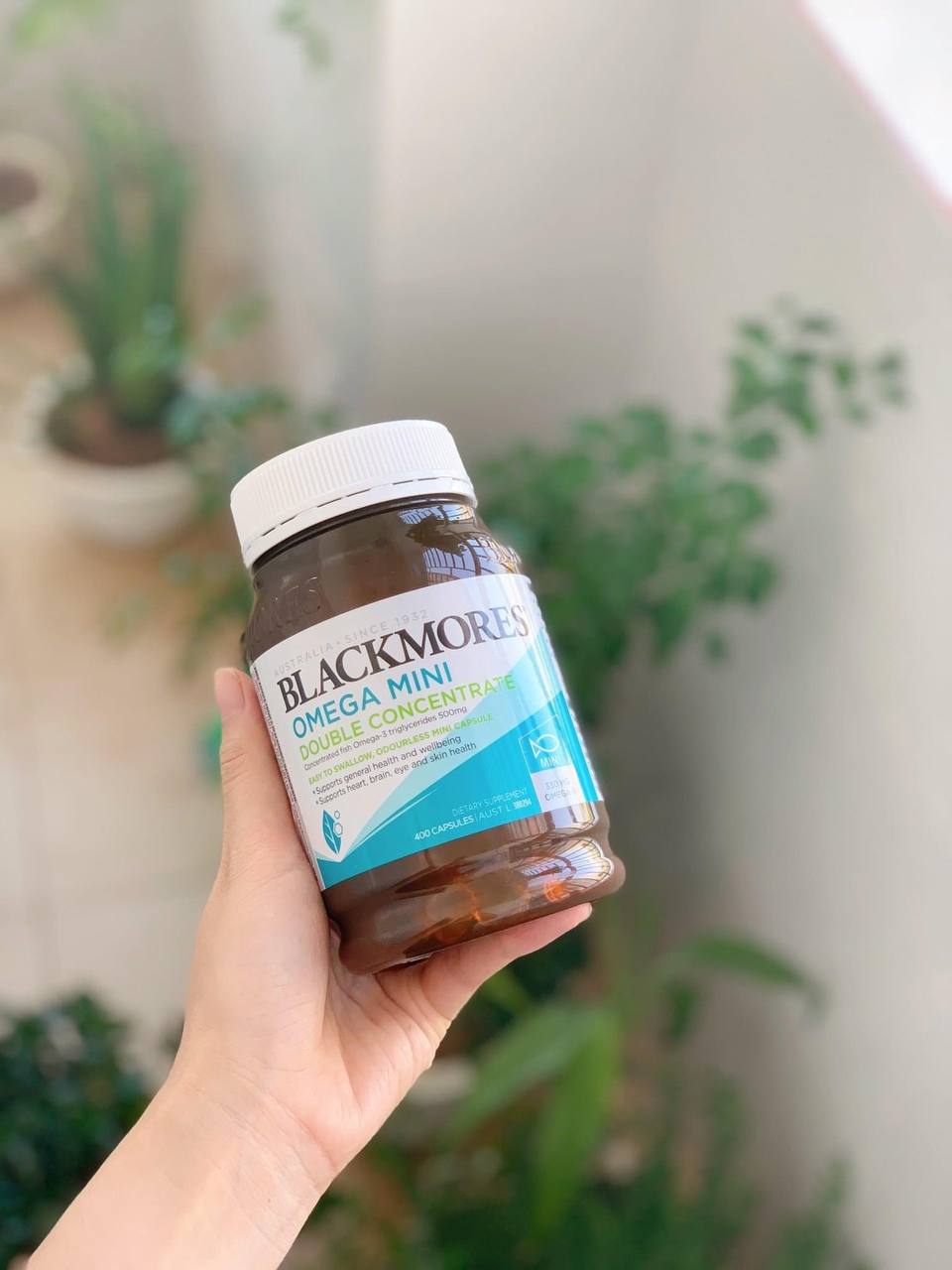 Dầu cá Omega Mini Double Concentrate 400 viên Khử mùi của Úc