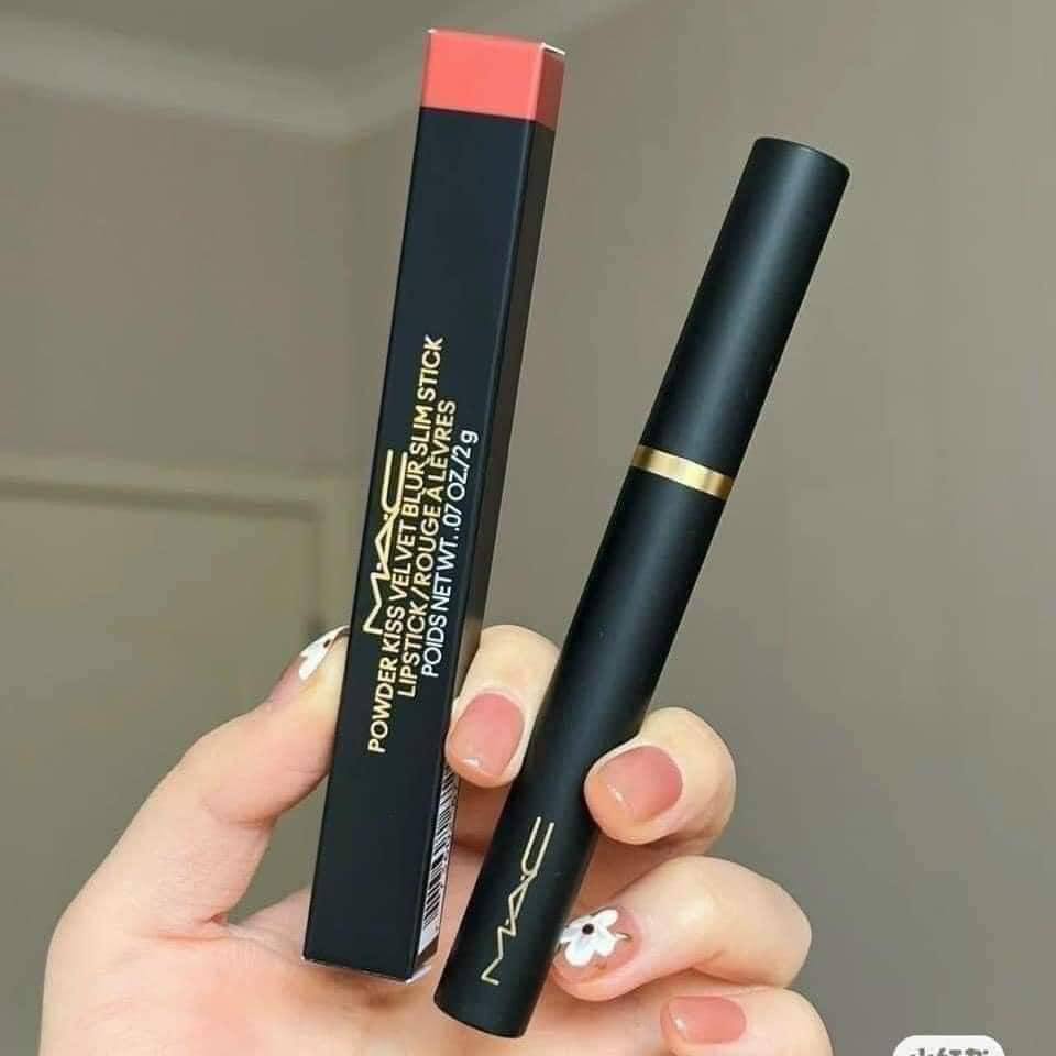 Son Mac Slim màu 885 - đỏ cam cháy