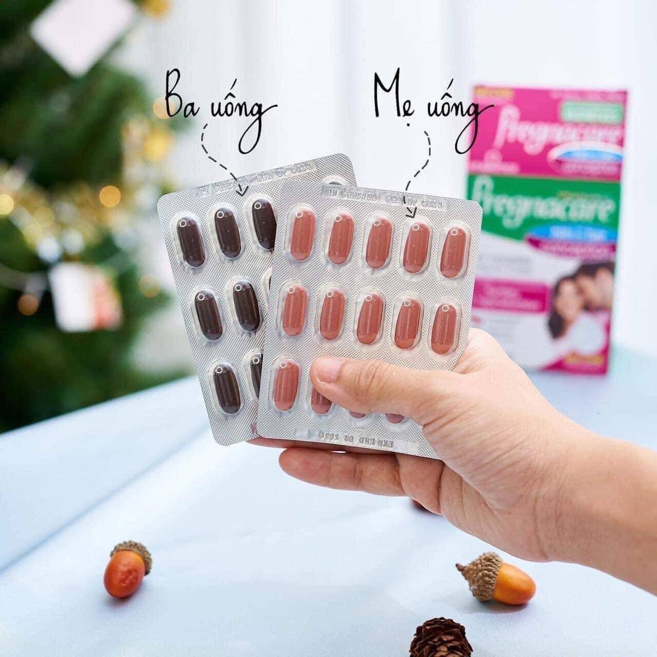 Viên uống tăng khả năng thụ thai Pregnacare Him and Her